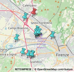 Mappa Via Alfredo Nobel, 50019 Sesto Fiorentino FI, Italia (3.03154)