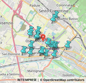 Mappa Via Francesco Redi, 50019 Sesto Fiorentino FI, Italia (1.409)