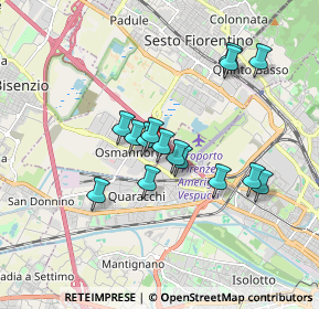 Mappa Via Alfredo Nobel, 50019 Sesto Fiorentino FI, Italia (1.49933)