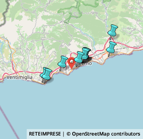 Mappa Strada Due Valloni, 18038 Sanremo IM, Italia (4.64273)