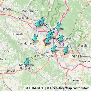 Mappa Via Tiziano Vecellio, 50058 Signa FI, Italia (5.50545)