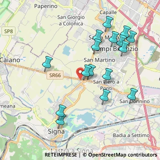 Mappa Via Tiziano Vecellio, 50058 Signa FI, Italia (2.20375)