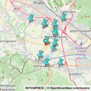 Mappa Via Tiziano Vecellio, 50058 Signa FI, Italia (3.21)