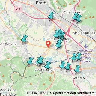 Mappa Via Tiziano Vecellio, 50058 Signa FI, Italia (4.2065)