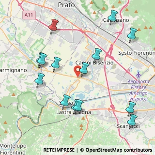 Mappa Via Tiziano Vecellio, 50058 Signa FI, Italia (4.83286)