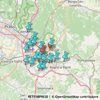 Mappa Posteggio Taxi La Lastra, 50139 Firenze FI, Italia (6.44889)