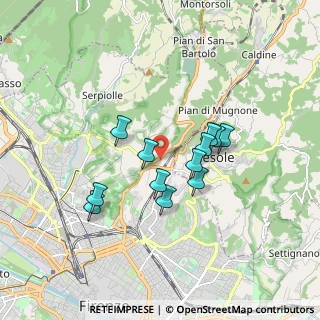 Mappa Posteggio Taxi La Lastra, 50139 Firenze FI, Italia (1.43833)