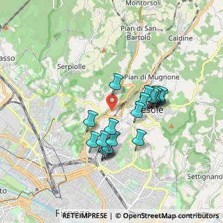 Mappa Posteggio Taxi La Lastra, 50139 Firenze FI, Italia (1.553)