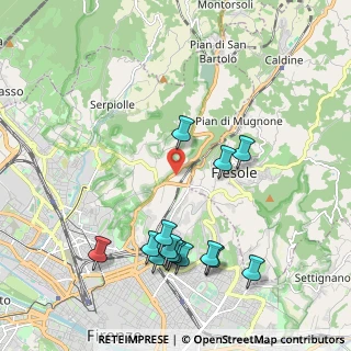 Mappa Posteggio Taxi La Lastra, 50139 Firenze FI, Italia (2.27357)