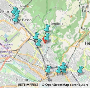 Mappa Via della Fratellanza, 50141 Firenze FI, Italia (2.41333)