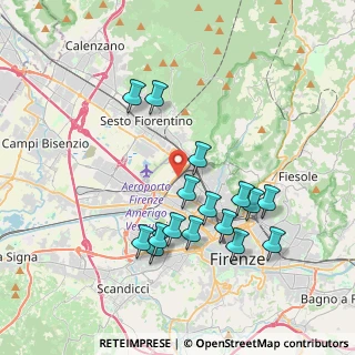 Mappa Via Famiglia Benini, 50127 Firenze FI, Italia (3.79188)