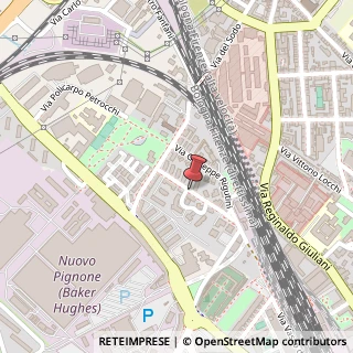 Mappa Via Giuseppe Pescetti, 1/A, 50127 Firenze, Firenze (Toscana)