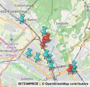 Mappa Via Locchi, 50141 Firenze FI, Italia (2.02167)