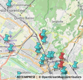 Mappa Via Locchi, 50141 Firenze FI, Italia (2.943)