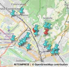 Mappa Via Locchi, 50141 Firenze FI, Italia (2.09167)