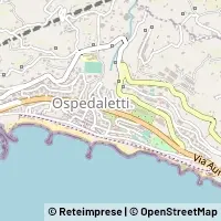 Hartă Ospedaletti