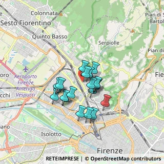 Mappa Di fianco all officina Meccanica Distributore IP, 50141 Firenze FI, Italia (1.265)