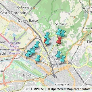 Mappa Di fianco all officina Meccanica Distributore IP, 50141 Firenze FI, Italia (1.46167)