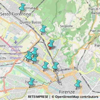 Mappa Di fianco all officina Meccanica Distributore IP, 50141 Firenze FI, Italia (2.34182)