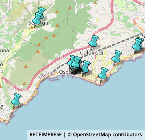 Mappa Via de Medici, 18014 Ospedaletti IM, Italia (1.494)