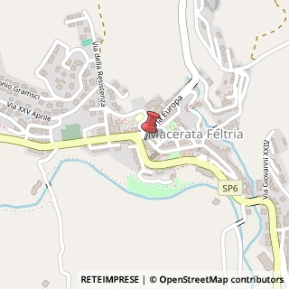 Mappa Via Giuseppe Antimi, 49, 61023 Macerata Feltria, Pesaro e Urbino (Marche)