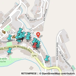 Mappa Corso Angelo Battelli, 61023 Macerata Feltria PU, Italia (0.125)