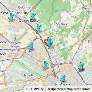 Mappa Via Reginaldo Giuliani, 50127 Firenze FI, Italia (2.64455)