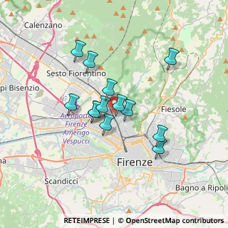 Mappa Via Reginaldo Giuliani, 50127 Firenze FI, Italia (2.76231)