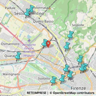 Mappa Via Salvador Allende, 50127 Firenze FI, Italia (2.95615)