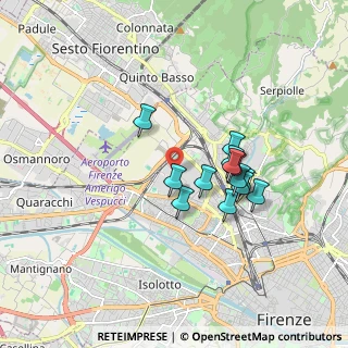 Mappa Via Salvador Allende, 50127 Firenze FI, Italia (1.43385)