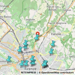 Mappa Via del Poggiolino, 50139 Firenze FI, Italia (3.10938)