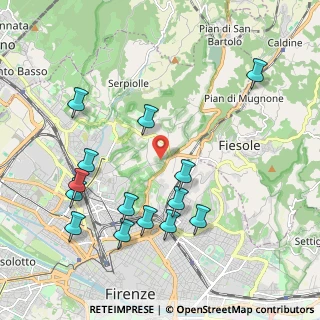 Mappa Via del Poggiolino, 50139 Firenze FI, Italia (2.27786)