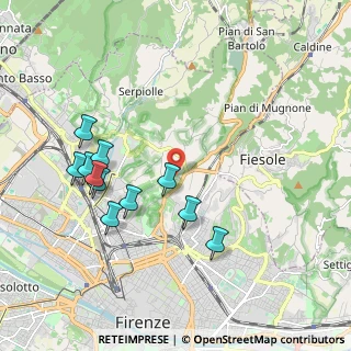 Mappa Via del Poggiolino, 50139 Firenze FI, Italia (2.02182)