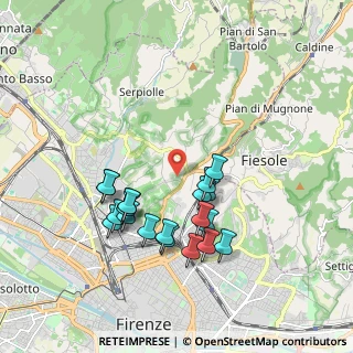 Mappa Via del Poggiolino, 50139 Firenze FI, Italia (1.801)