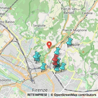 Mappa Via del Poggiolino, 50139 Firenze FI, Italia (1.80455)