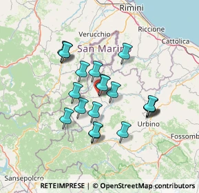 Mappa 61023 Macerata Feltria PU, Italia (11.813)