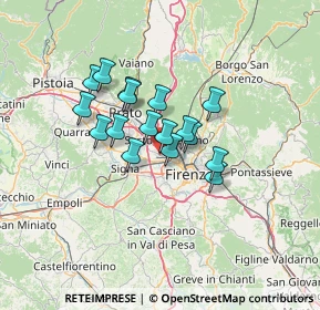 Mappa Via Buonaventura Cavalieri, 50019 Sesto Fiorentino FI, Italia (9.62176)