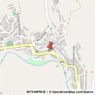 Mappa Via della Circonvallazione, 7, 61023 Macerata Feltria, Pesaro e Urbino (Marche)