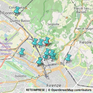 Mappa Careggi-Ospedale, 50141 Firenze FI, Italia (1.73167)