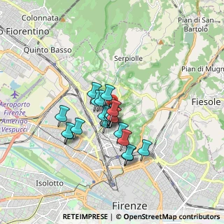 Mappa Careggi-Ospedale, 50134 Firenze FI, Italia (1.266)
