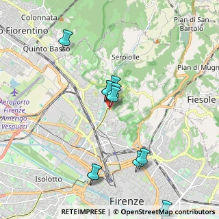 Mappa Careggi-Ospedale, 50141 Firenze FI, Italia (1.93182)
