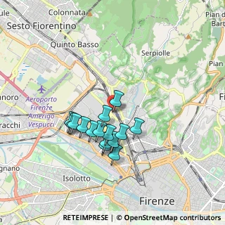 Mappa Via Giovanni del Pian dei Carpini, 50127 Firenze FI, Italia (1.486)