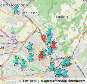 Mappa Via Giovanni del Pian dei Carpini, 50127 Firenze FI, Italia (2.43222)