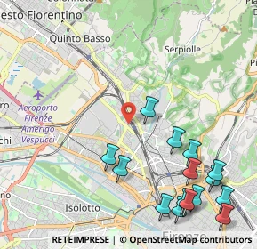Mappa Via Giovanni del Pian dei Carpini, 50127 Firenze FI, Italia (2.802)