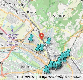 Mappa Via Giovanni del Pian dei Carpini, 50127 Firenze FI, Italia (2.713)