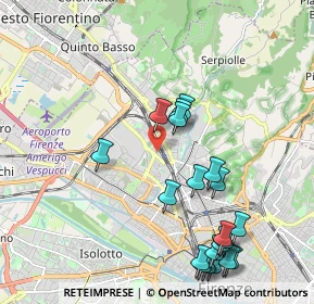 Mappa Via G. Pian dei Carpini, 50141 Firenze FI, Italia (2.378)