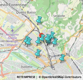 Mappa Via G. Pian dei Carpini, 50141 Firenze FI, Italia (1.22833)