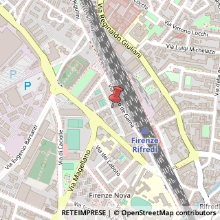 Mappa Via Giovanni del Pian dei Carpini, 84, 50127 Firenze, Firenze (Toscana)