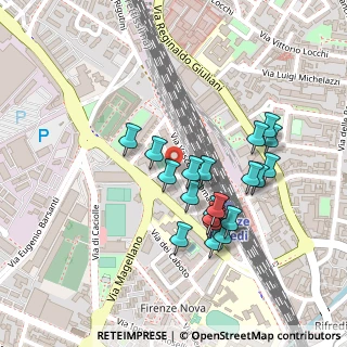 Mappa Via Giovanni del Pian dei Carpini, 50127 Firenze FI, Italia (0.2125)