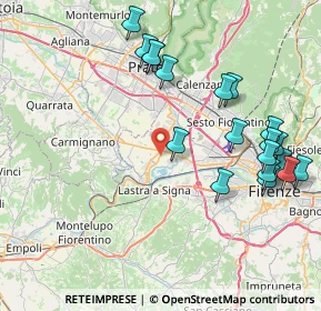 Mappa 50058 Campi Bisenzio FI, Italia (9.3785)